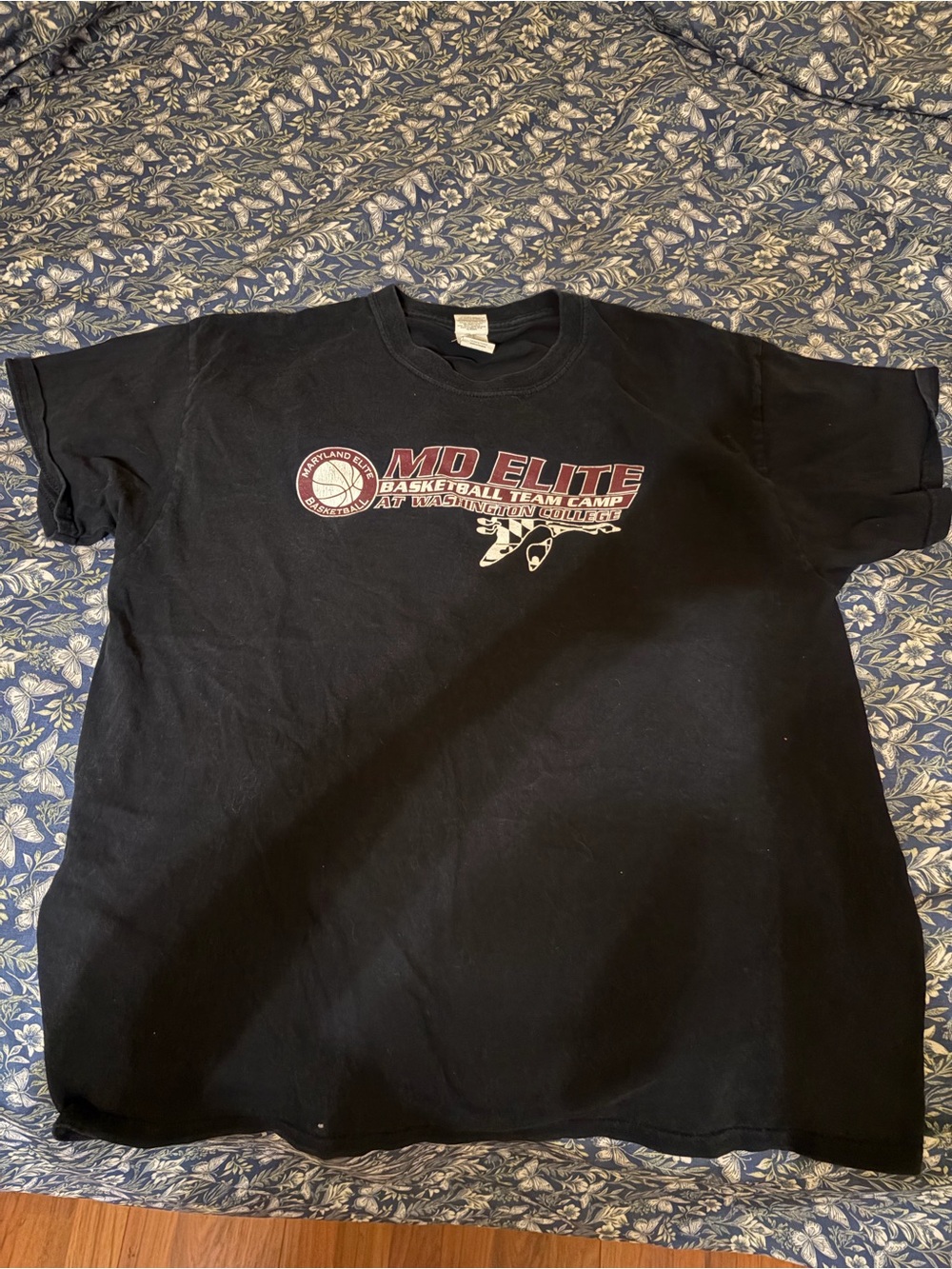 Gildan Black Short-Sleeve MD Elite Basketball Camp Tee